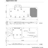 Водоблок для видеокарты Barrow BS-GIG3090-PA2 Gigabyte Eagle/Gaming/Vision Backplate (BA2931)