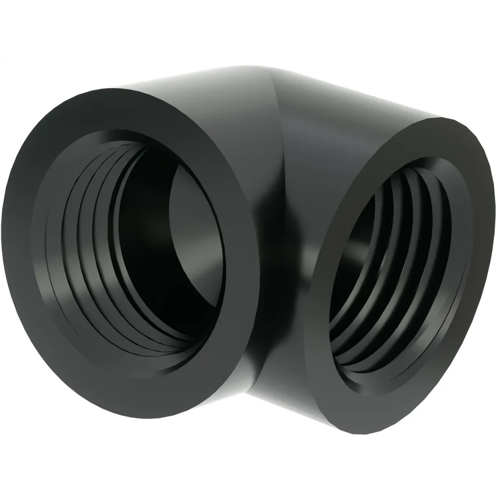 Угловой адаптер для СЖО Barrow TDWT90SN-V2 Black (BA1390)