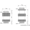 Прямой фитинг Barrow TSSXK-A01 22-31mm Silver (BA1776) - фото 2