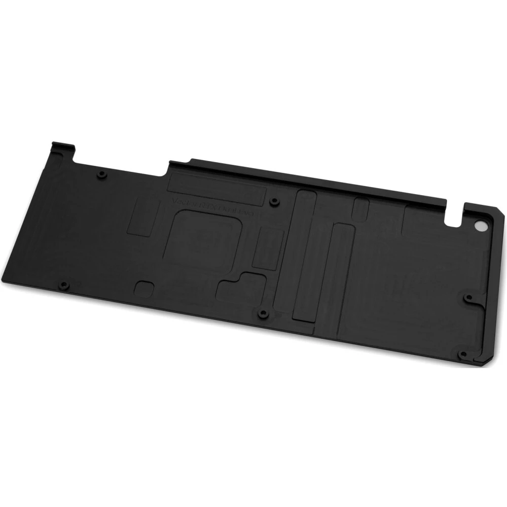 Бэкплейт для водоблока СЖО EKWB EK-Quantum Vector Dual Evo RTX 2070/2080 Backplate Black (3831109819715) - фото 2