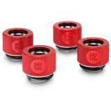 Фитинг для СЖО EKWB EK-HDC Fitting 12mm Red (4-pack) (3830046992567)