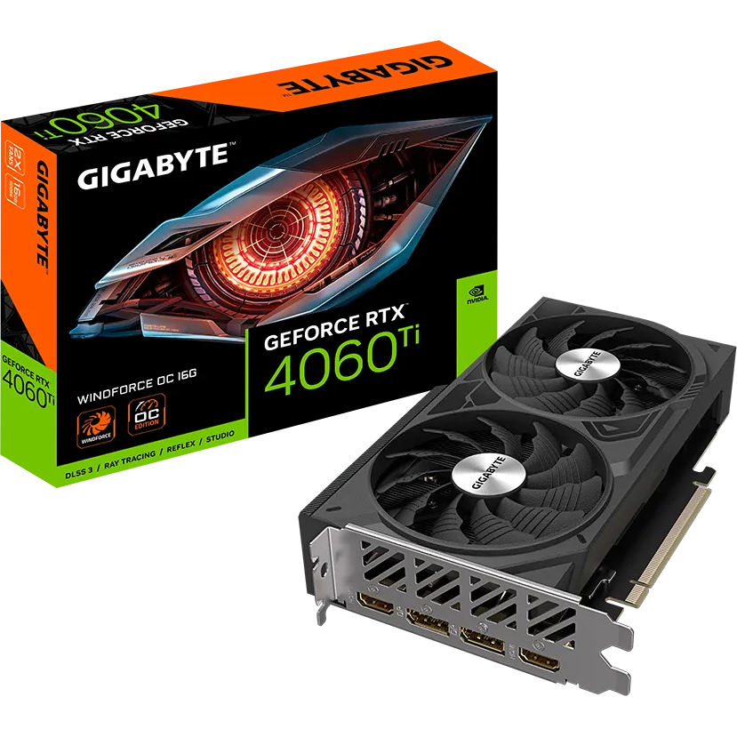 Видеокарта NVIDIA GeForce RTX 4060 Ti Gigabyte 16GB (GV-N406TWF2OC-16GD) - фото 6