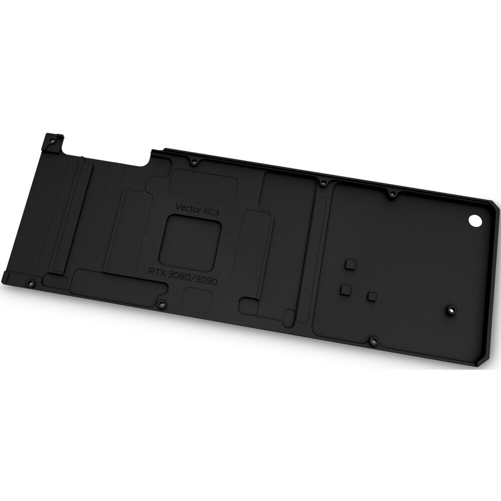 Бэкплейт для водоблока СЖО EKWB EK-Quantum Vector XC3 RTX 3080/3090 Backplate Black (3831109832660) - фото 2