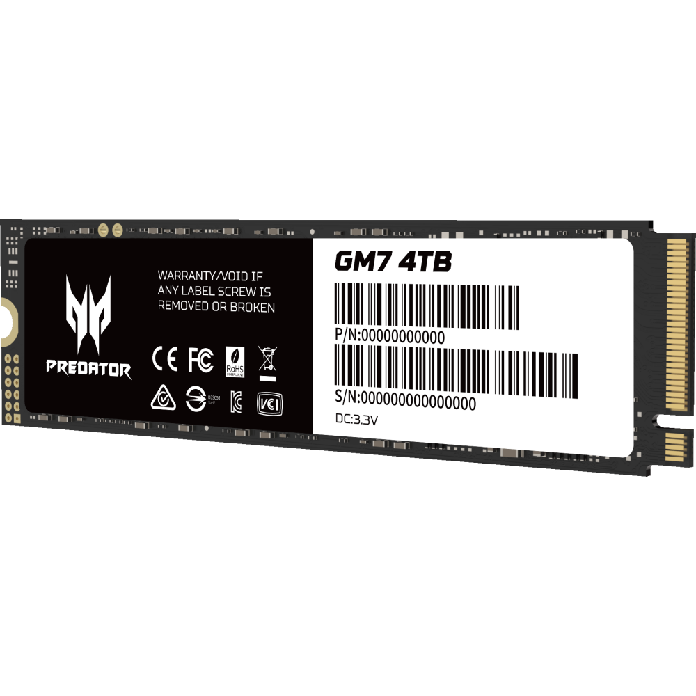 Накопитель SSD 4Tb Acer Predator GM7 (BL.9BWWR.120)
