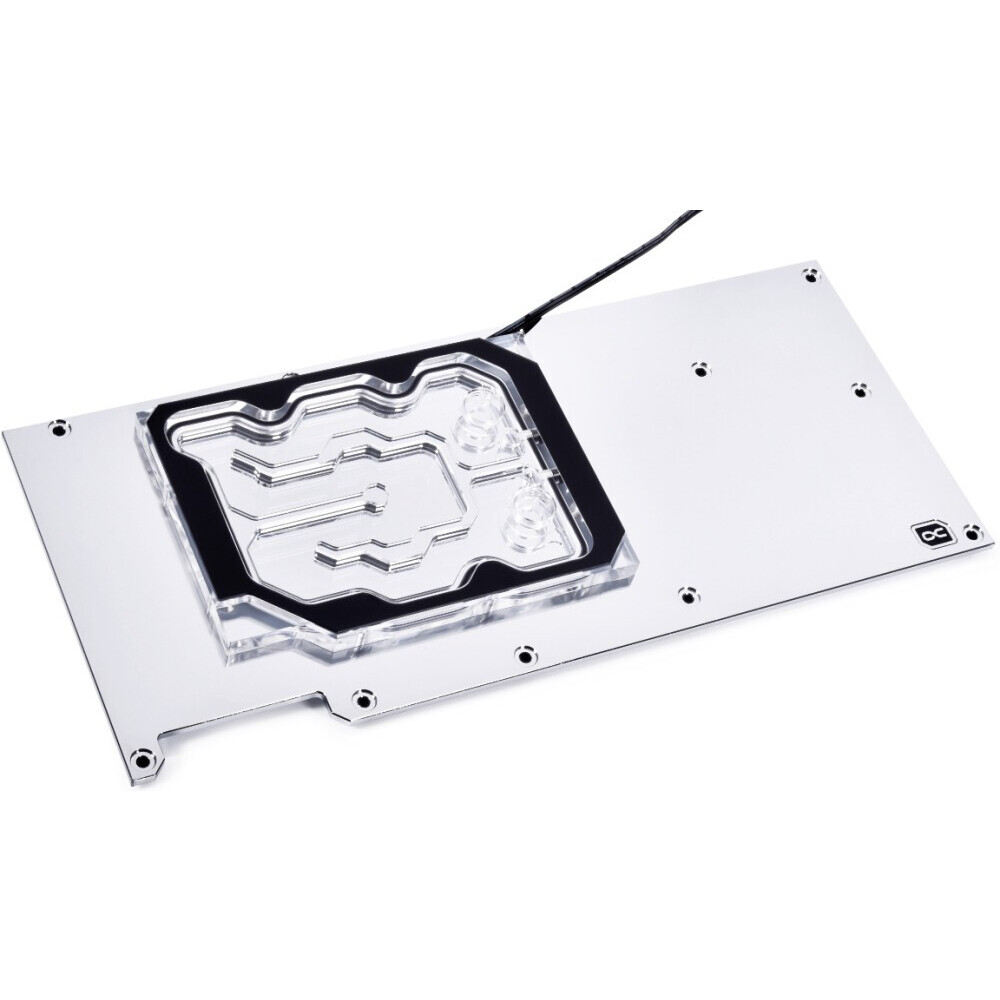 Активный бэкплейт для водоблока СЖО Alphacool Eisblock Aurora GPX-N Acryl 3080/3090 FTW3 (13043) - фото 2