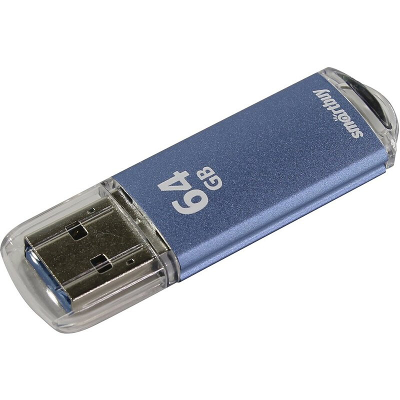 USB Flash накопитель 64GB SmartBuy V-Cut Blue (SB64GBVC-B3)