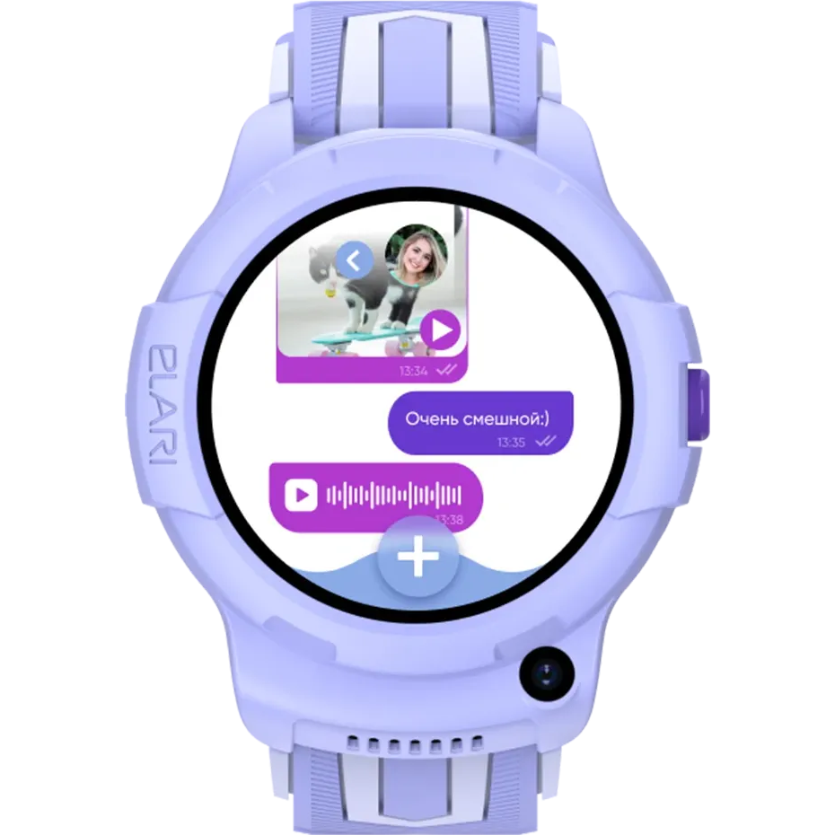 Умные часы Elari 4G Wink Purple - 4G-W-PUR - фото 3