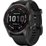 Умные часы Garmin Fenix 7S Sapphire Solar Carbon Grey DLC Titanium with Black Band (010-02539-25)