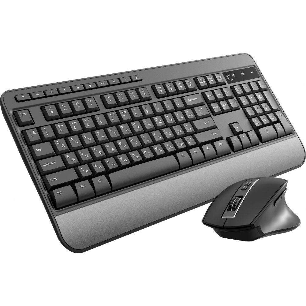 Клавиатура + мышь Oklick S290W Black - фото 4