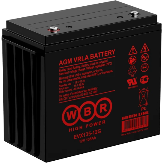 Аккумуляторная батарея WBR EVX135-12G