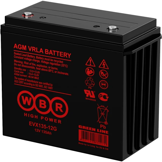 Аккумуляторная батарея WBR EVX135-12G - фото 2