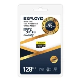 Карта памяти 128Gb MicroSD Exployd Premium (EX128GCSDXC10UHS-1-ElU3 w)