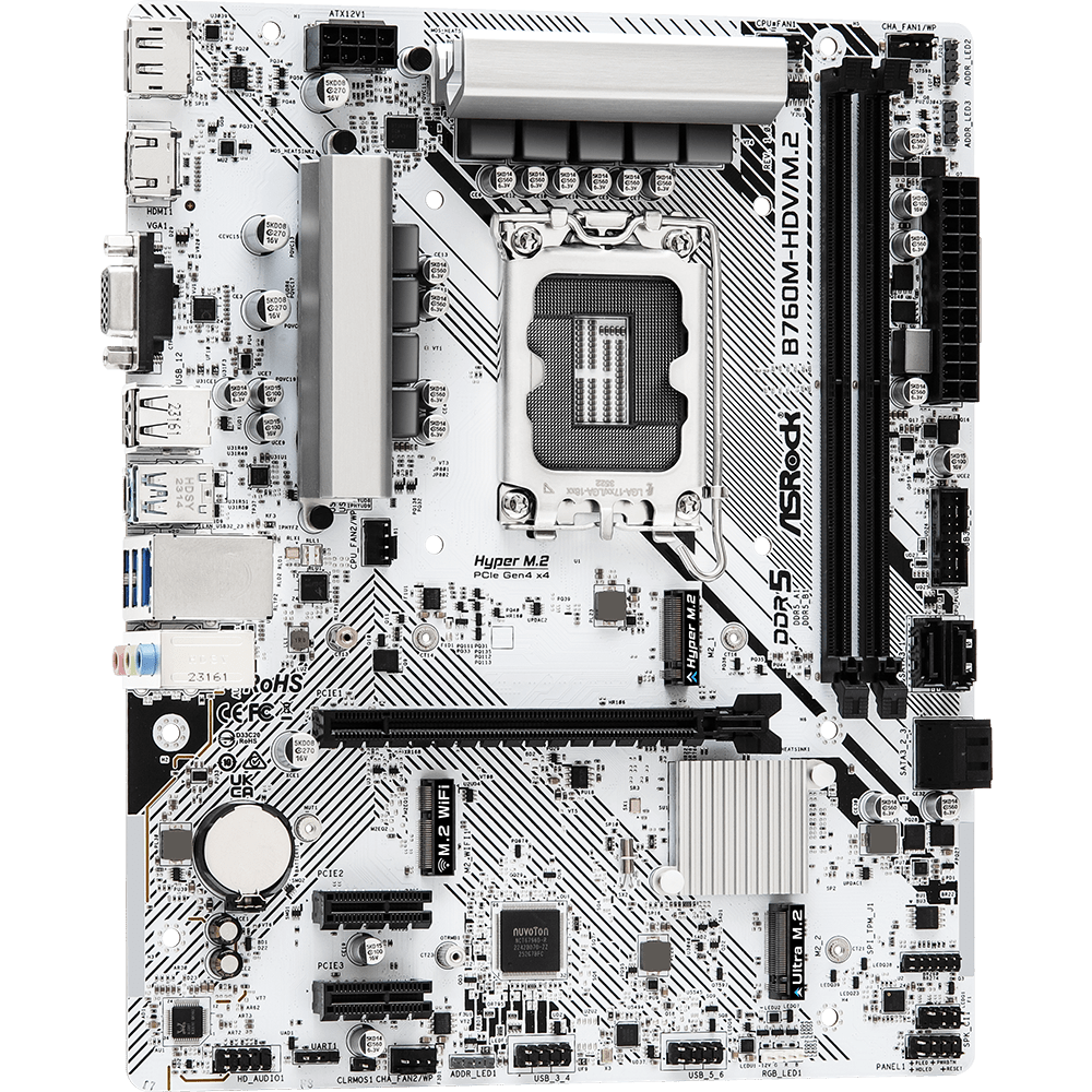 Материнская плата ASRock B760M-HDV/M.2 - фото 3