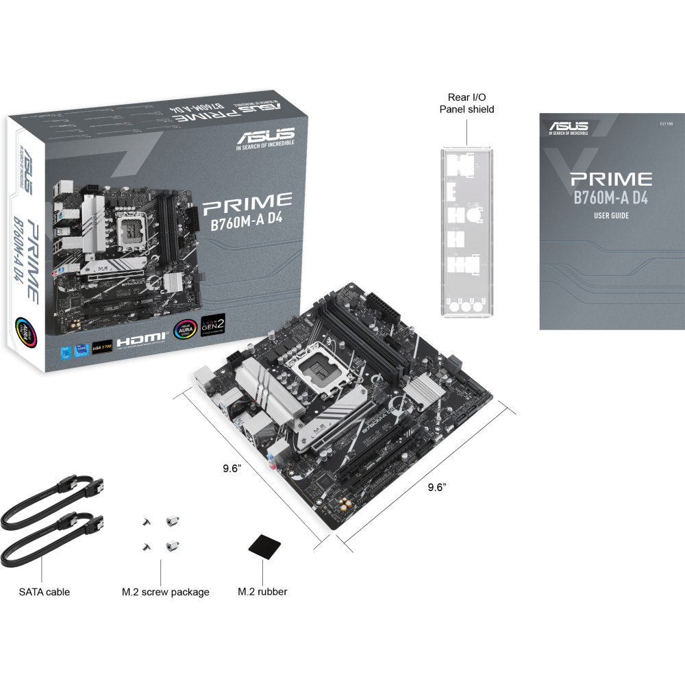 Материнская плата ASUS PRIME B760M-A D4-CSM - фото 5