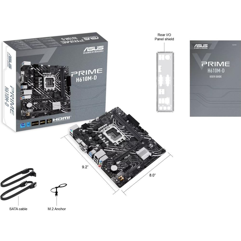 Материнская плата ASUS PRIME H610M-D - фото 5