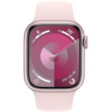 Умные часы Apple Watch Series 9 41mm Pink Aluminum Case with Light Pink Sport Band S/M (MR933ZP/A)