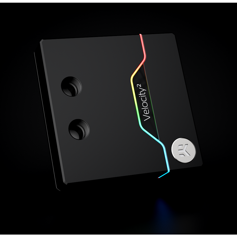 Водоблок для СЖО EKWB EK-Quantum Velocity D-RGB - 1700 Nickel + Acetal (3831109857670) - фото 3