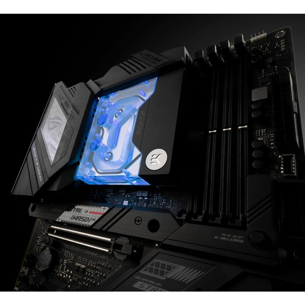 Водоблок для СЖО EKWB EK-Quantum Velocity D-RGB - 1700 Nickel + Plexi (3831109857663) - фото 2