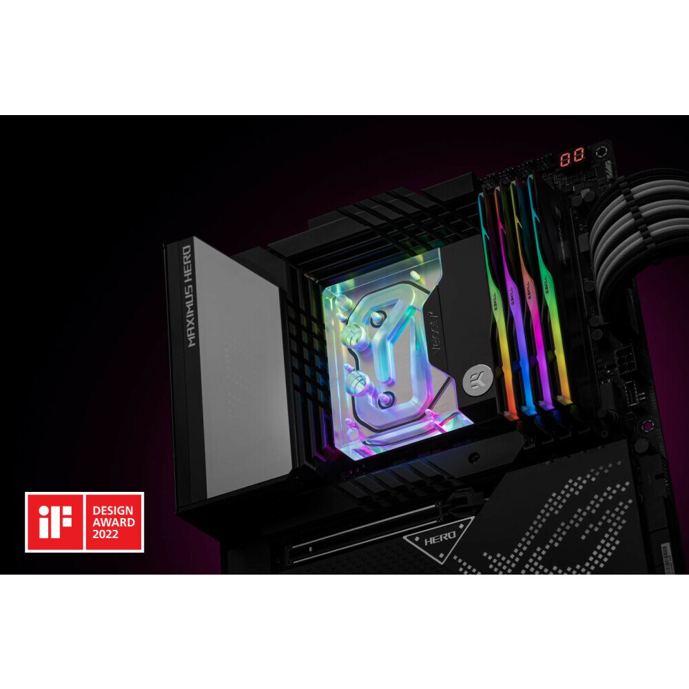 Водоблок для СЖО EKWB EK-Quantum Velocity D-RGB - 1700 Nickel + Plexi (3831109857663) - фото 7