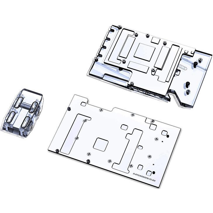 Водоблок для видеокарты Bykski N-RTX3090FE-TC 5V RBW (C1-1002) - фото 5