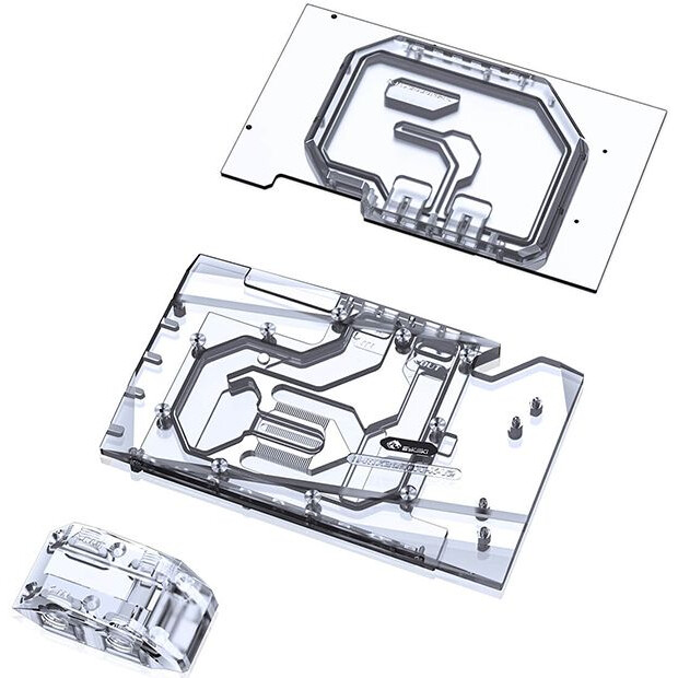 Водоблок для видеокарты Bykski N-RTX3090FE-TC 5V RBW (C1-1002) - фото 6