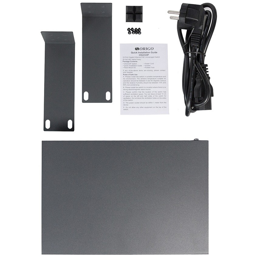 Коммутатор (свитч) Origo OS2210P/120W - фото 5