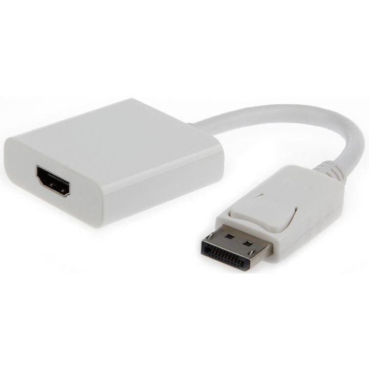 Переходник DisplayPort (M) - HDMI (F), Cablexpert A-DPM-HDMIF-002-W