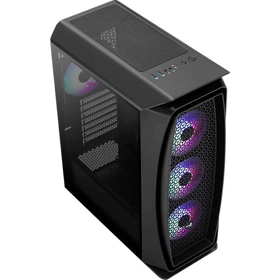 Корпус AeroCool Aero One Frost Black (Frost-G-BK-v1) - EN52328 - фото 3
