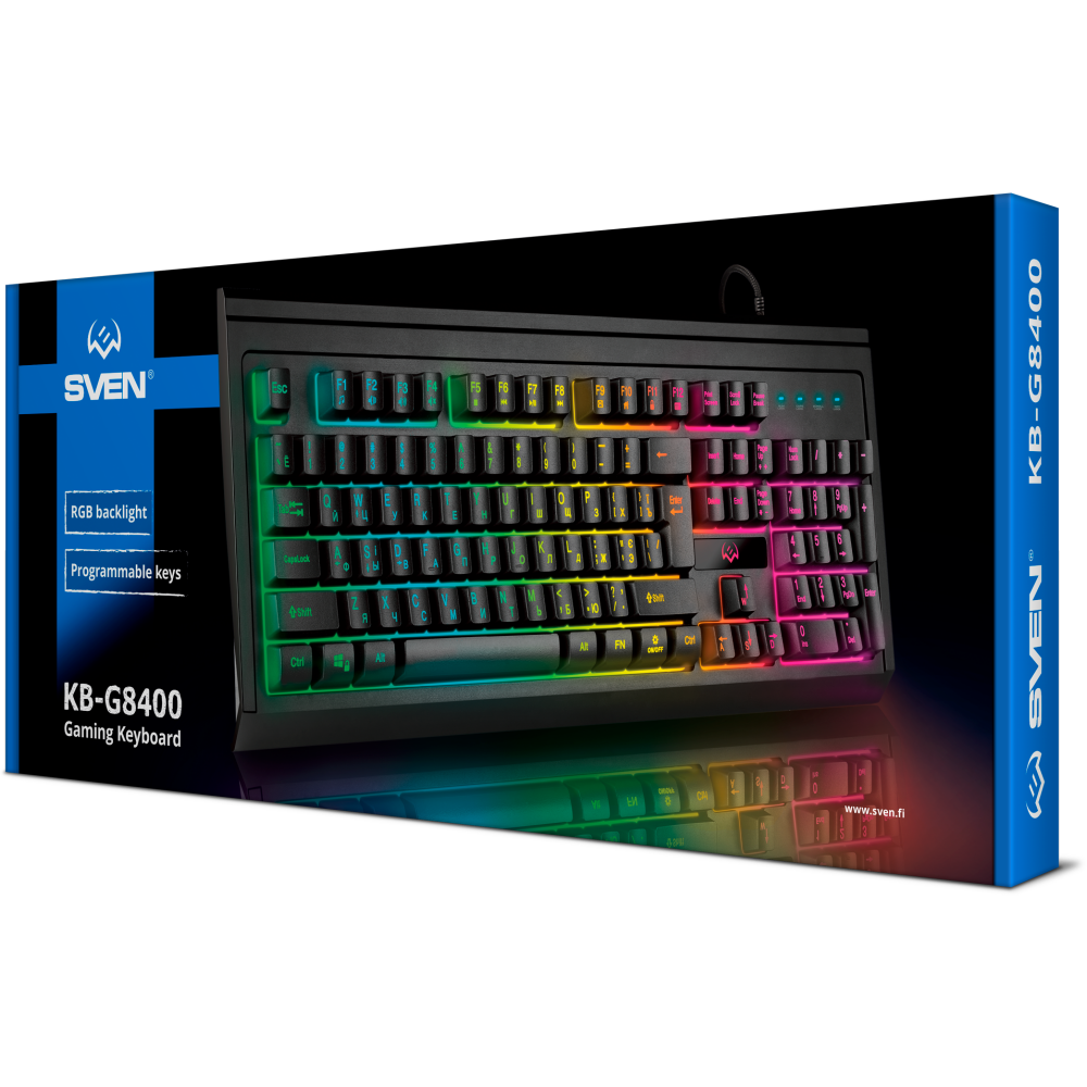 Клавиатура Sven KB-G8400 Black - фото 5