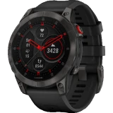 Умные часы Garmin Epix (Gen 2) Sapphire Black Titanium with Black Band (010-02582-11)