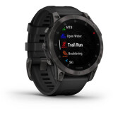 Умные часы Garmin Epix (Gen 2) Sapphire Black Titanium with Black Band (010-02582-11)