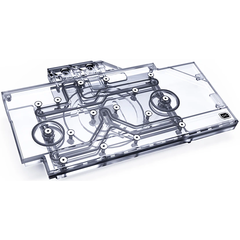 Водоблок для видеокарты Alphacool Eisblock Aurora Acryl GPX-N RTX 3090/3080 Strix with Backplate (11940) - фото 2