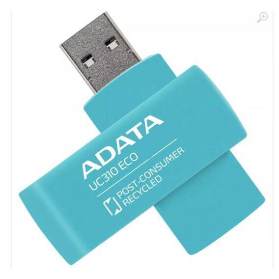 USB Flash накопитель 64Gb ADATA UC310 ECO Green - UC310E-64G-RGN - фото 2