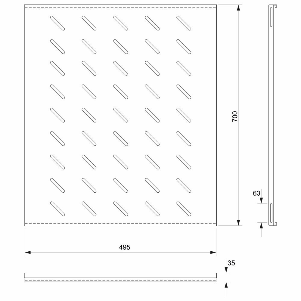 Полка для шкафа/стойки Cabeus SH-J018-FC-1000 - фото 2