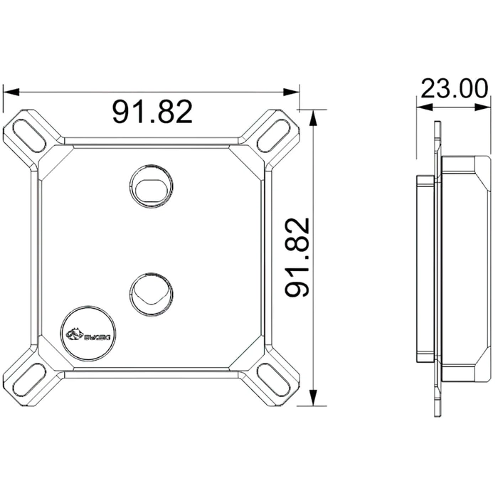 Водоблок для процессора Bykski CPU-XPR-C-I A-RGB Transparent (C2-0111) - фото 3