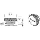 Заглушка для СЖО Barrow TLCDT-V1 Black (BA2195)