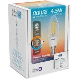 Умная лампочка Gauss Smart Home E14 4.5W (1250112)