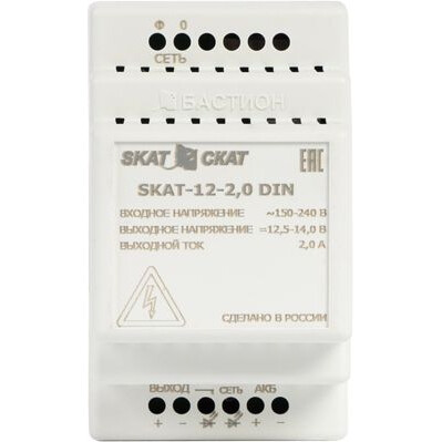 Блок бесперебойного питания Бастион SKAT-12-2.0 DIN - 596 - фото 2