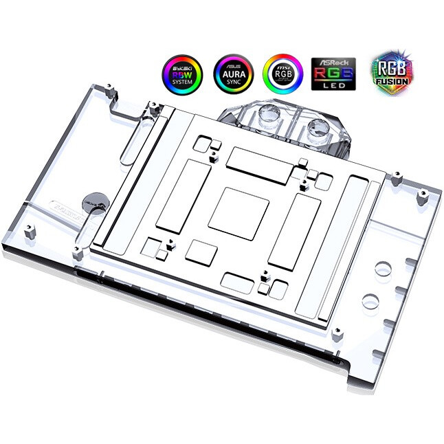 Водоблок для видеокарты Bykski N-GV4090AORUS-X (C1-1651) - фото 2