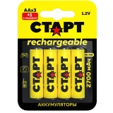 Аккумулятор СТАРТ (AA, 2700mAh, 4 шт.) (4610116221051)