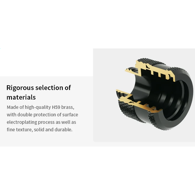 Поворотный адаптер для СЖО Barrow TSWT902-V1 Black (BA0020) - фото 4