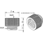Прямой фитинг Barrow TNYZ-G10 Black (BA1047) - фото 2