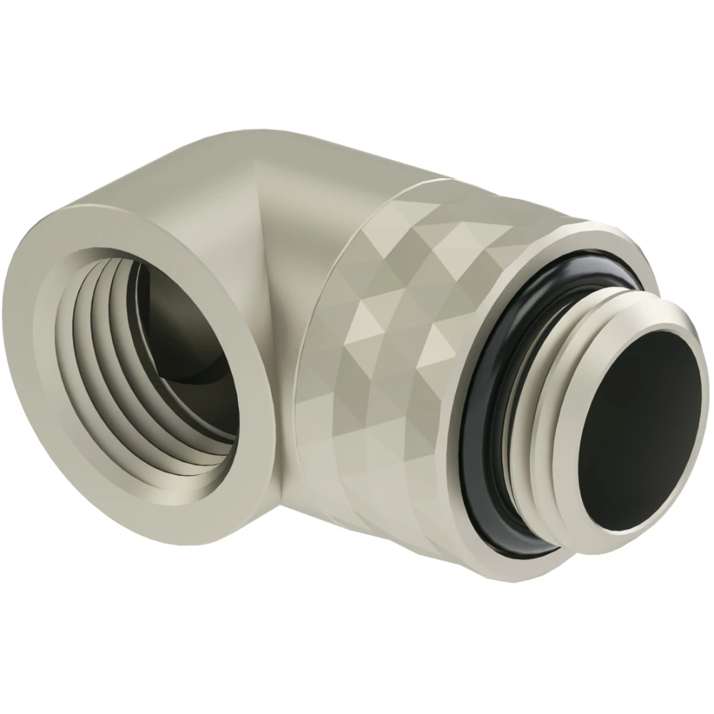 Угловой адаптер Barrow TDWT90-v2.5 White Silver (Matte Silver) (BA3230)
