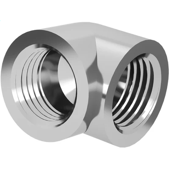 Угловой адаптер Barrow TDWT90SN-V2 Silver (BA1391)