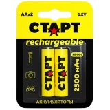 Аккумулятор СТАРТ (AA, 2500mAh, 2 шт.) (4610116221037)