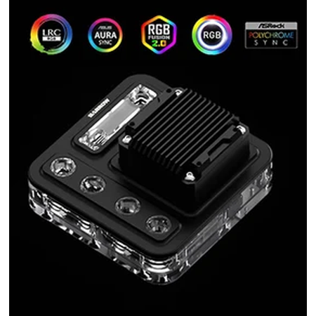 Резервуар с помпой для СЖО Barrow DC17-SDB 120 Black (BA3245) - фото 2