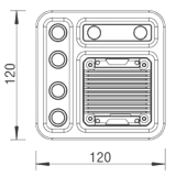 Резервуар с помпой для СЖО Barrow DC17-SDB 120 Black (BA3245)