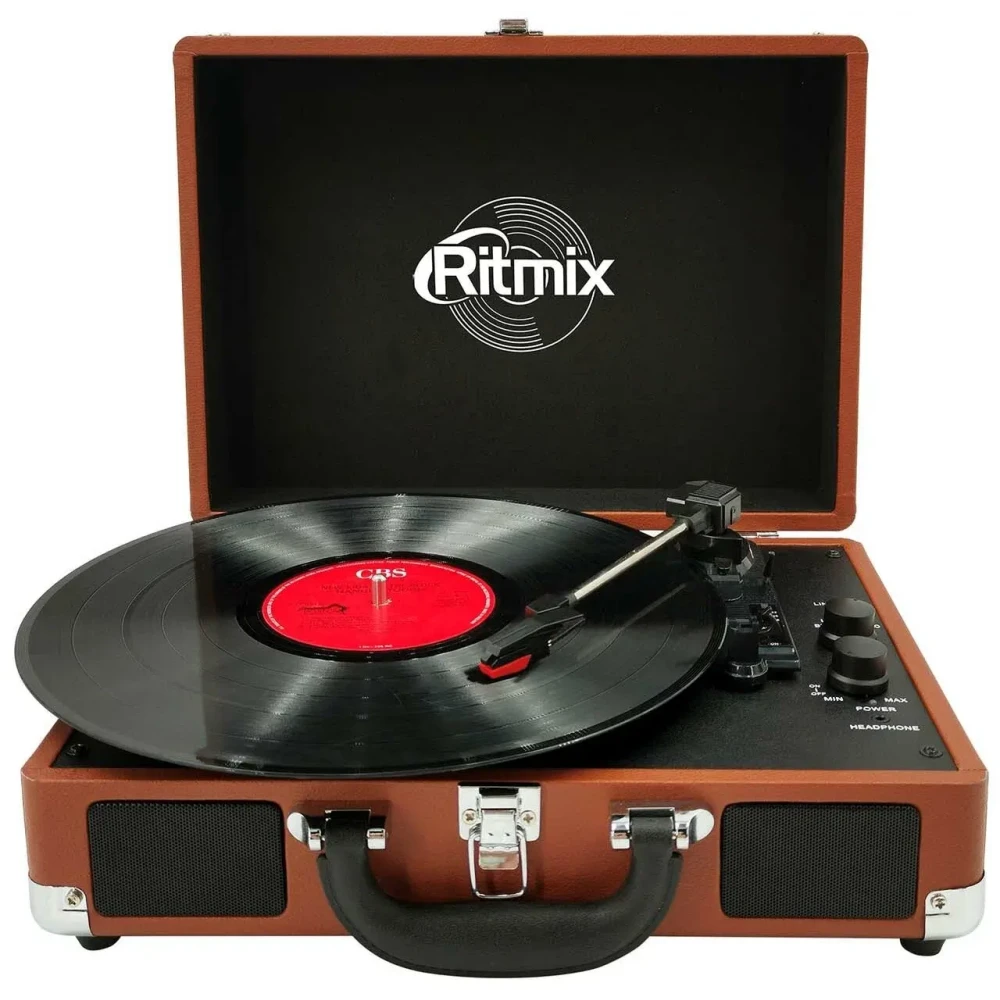 Виниловый проигрыватель Ritmix LP-160B Brown - фото 2