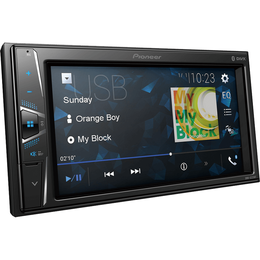 Автомагнитола Pioneer DMH-G225BT - фото 2