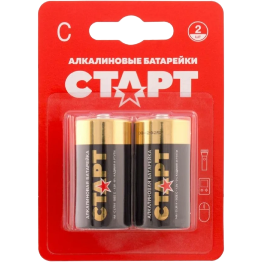 Батарейка СТАРТ (C, 2 шт.)